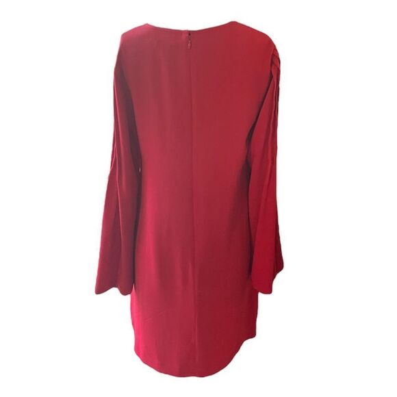 Ann Taylor | Pleated Bell Sleeve A-Line Dress - Picture 5 of 9